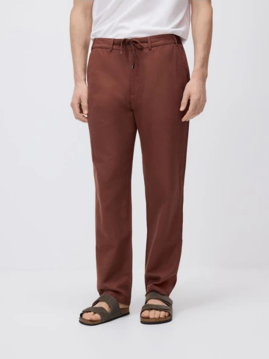 Zdjęcie produktu Reserved - Spodnie chino regular fit - bordowy