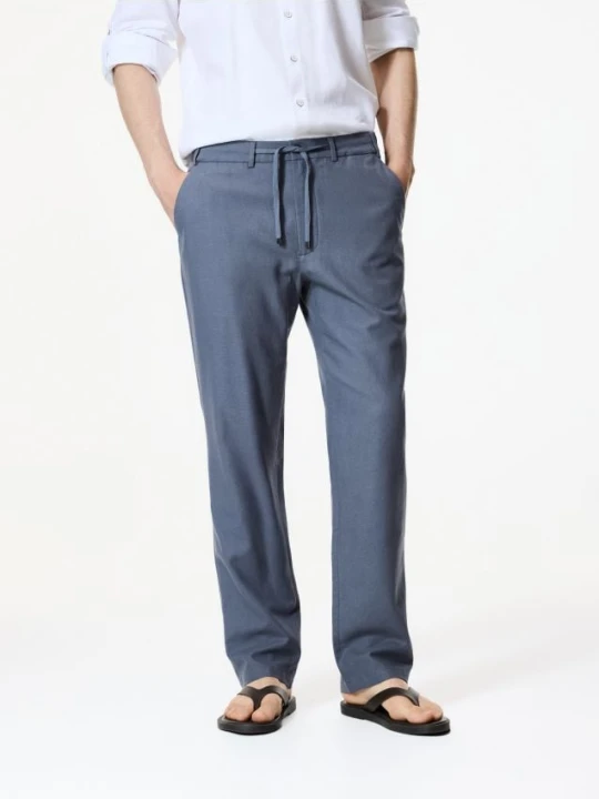 Zdjęcie produktu Reserved - Spodnie chino regular fit - granatowy