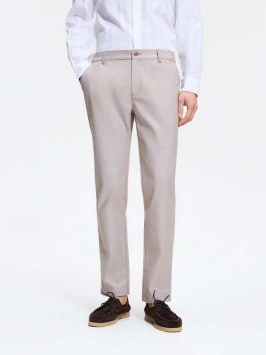Zdjęcie produktu Reserved - Spodnie chino slim fit - beżowy