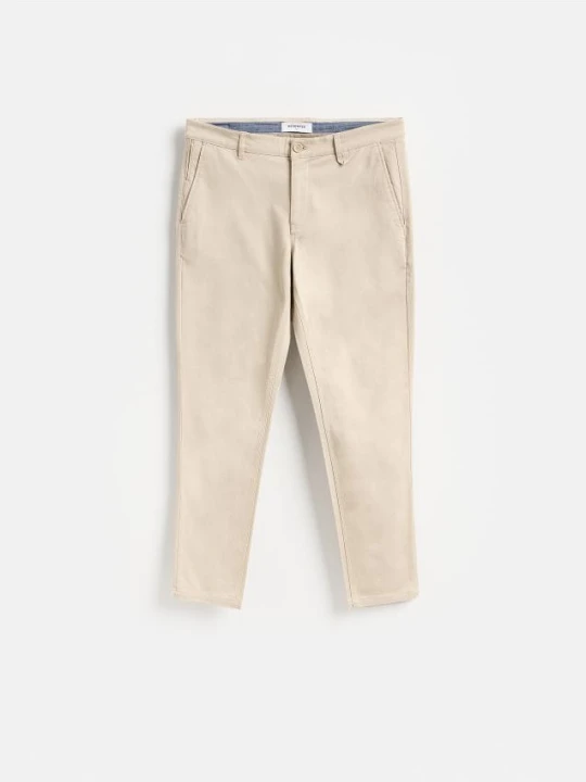 Zdjęcie produktu Reserved - Spodnie chino slim fit - beżowy