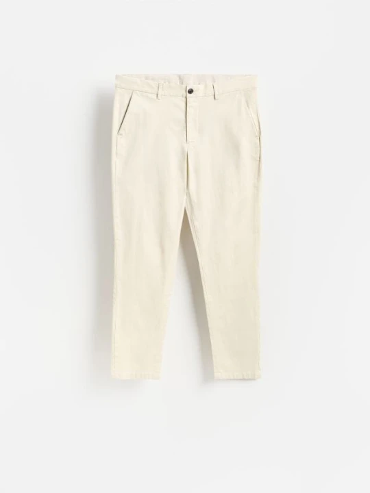 Zdjęcie produktu Reserved - Spodnie chino slim fit - beżowy
