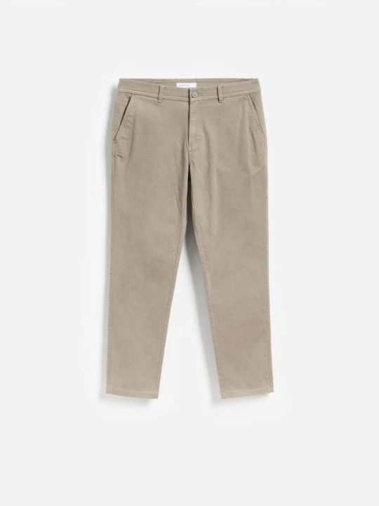 Zdjęcie produktu Reserved - Spodnie chino slim fit - brązowy