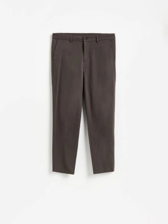 Zdjęcie produktu Reserved - Spodnie chino slim fit - brązowy