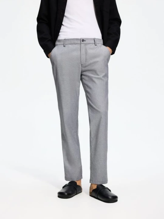 Zdjęcie produktu Reserved - Spodnie chino slim fit - ciemnoszary