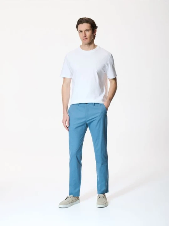 Zdjęcie produktu Reserved - Spodnie chino slim fit - granatowy