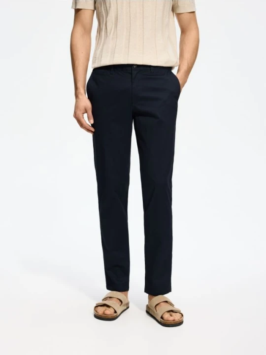 Zdjęcie produktu Reserved - Spodnie chino slim fit - granatowy