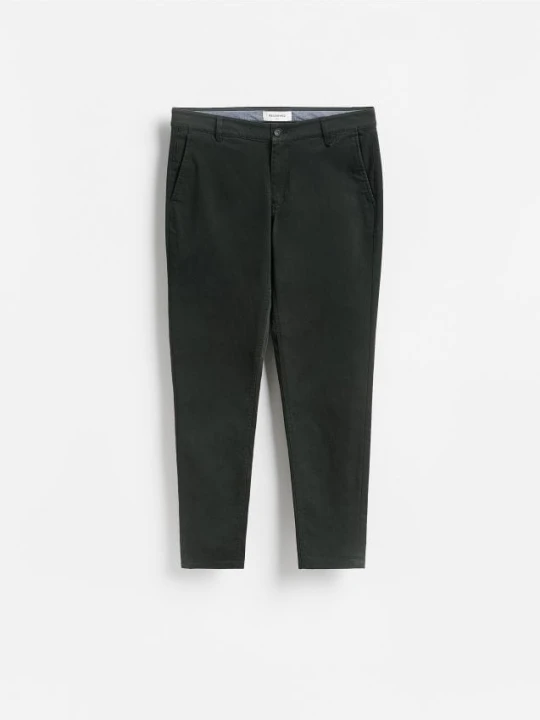 Zdjęcie produktu Reserved - Spodnie chino slim fit - zielony