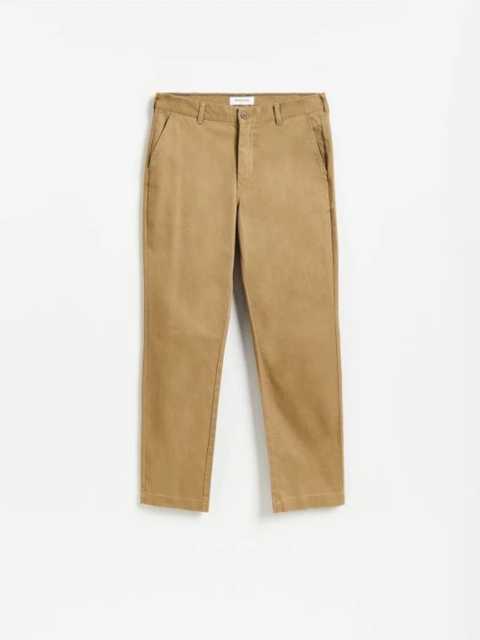 Zdjęcie produktu Reserved - Spodnie chino straight - beżowy
