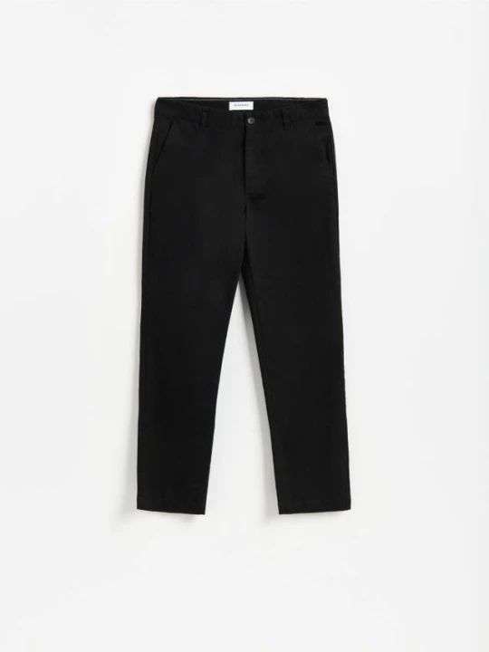 Zdjęcie produktu Reserved - Spodnie chino straight - czarny