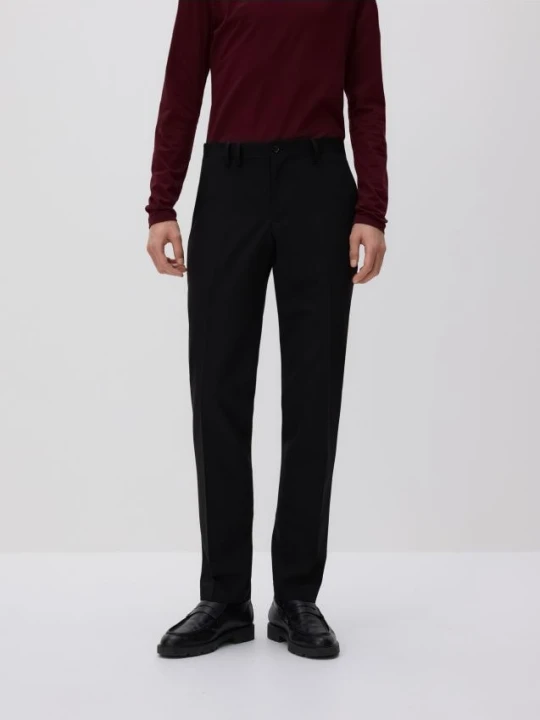 Zdjęcie produktu Reserved - Spodnie garniturowe slim fit - czarny