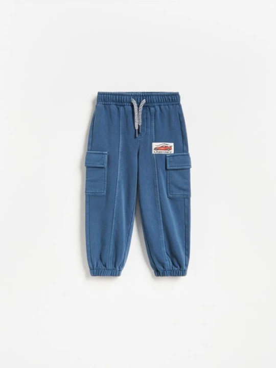 Zdjęcie produktu Reserved - Spodnie jogger cargo - niebieski