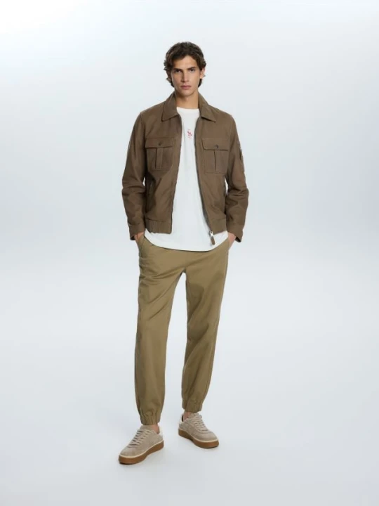 Zdjęcie produktu Reserved - Spodnie jogger slim fit - beżowy