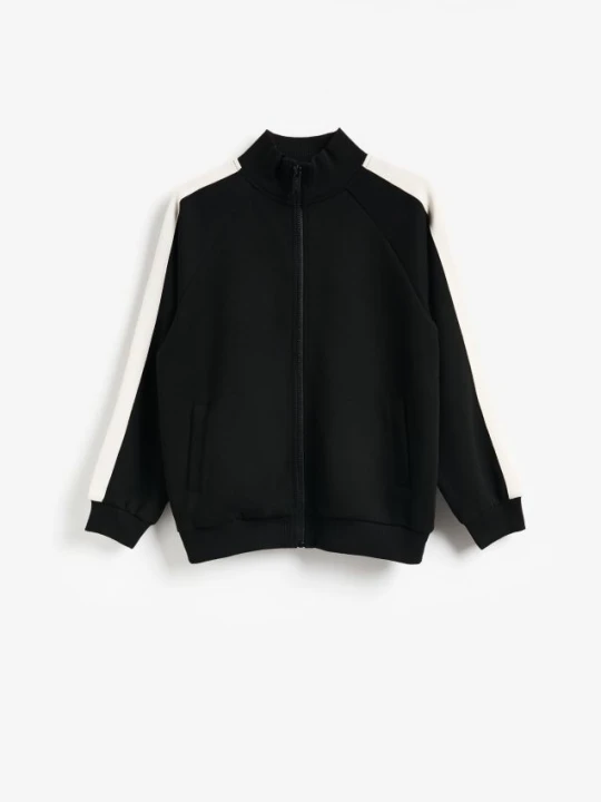 Zdjęcie produktu Reserved - Sportowa bluza interlock - czarny
