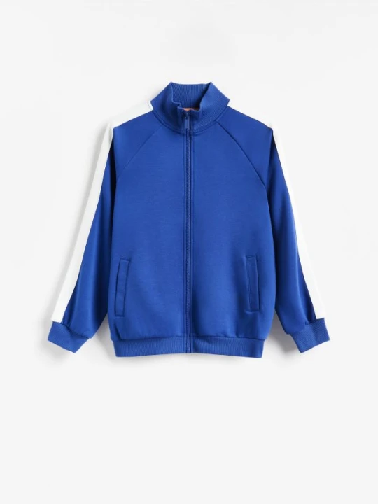 Zdjęcie produktu Reserved - Sportowa bluza interlock - niebieski