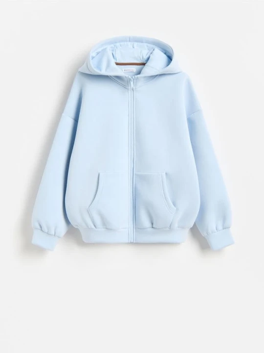 Zdjęcie produktu Reserved - Sportowa bluza neoprenowa - jasnoniebieski