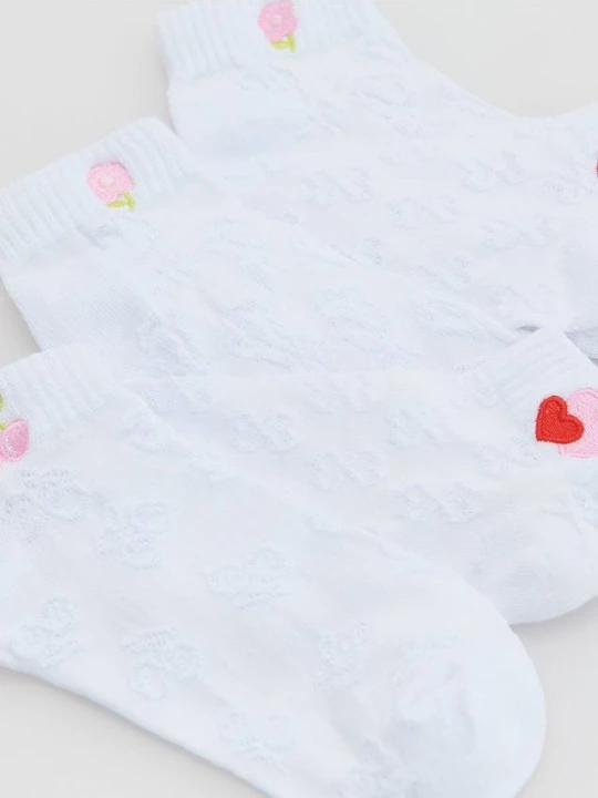 Zdjęcie produktu Reserved - Strukturalne skarpetki 5 pack - biały