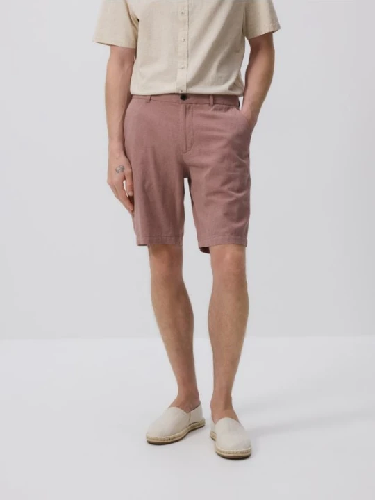 Zdjęcie produktu Reserved - Szorty chino regular - brudny róż