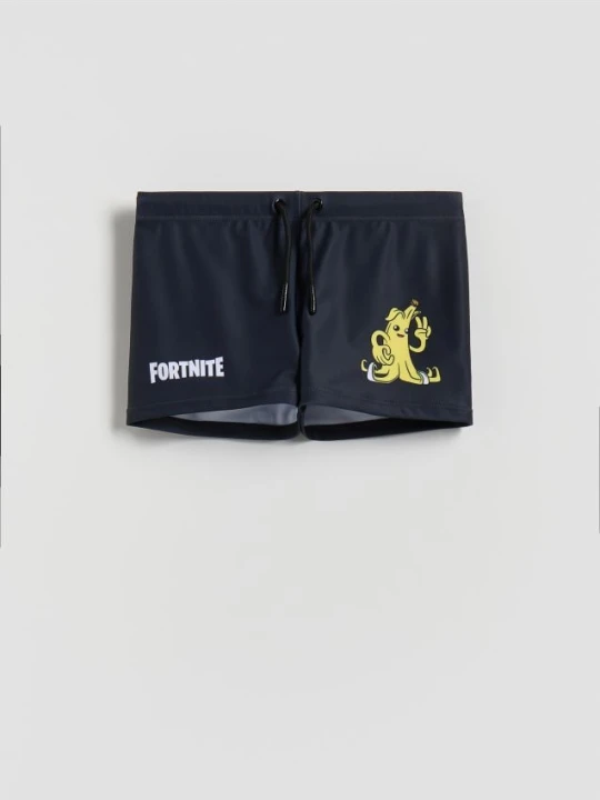 Zdjęcie produktu Reserved - Szorty kąpielowe Fortnite - czarny