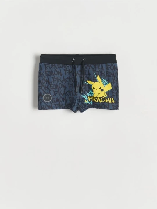 Zdjęcie produktu Reserved - Szorty kąpielowe Pokémon - czarny