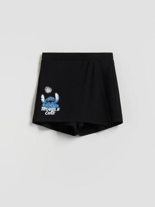 Zdjęcie produktu Reserved - Szorty Lilo i Stitch - czarny