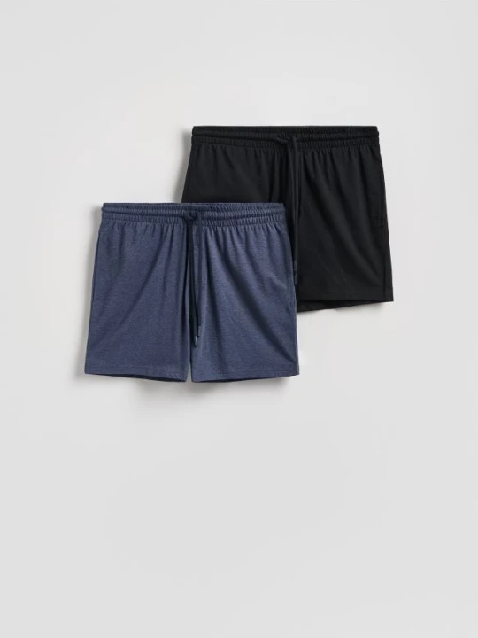 Zdjęcie produktu Reserved - Szorty piżamowe 2 pack - czarny
