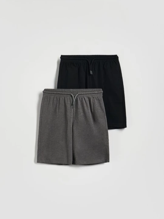 Zdjęcie produktu Reserved - Szorty piżamowe 2 pack - czarny