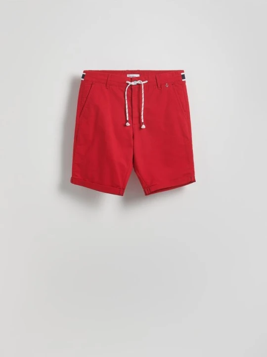 Zdjęcie produktu Reserved - Szorty slim fit - czerwony