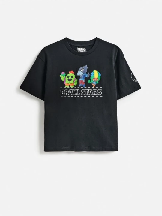 Zdjęcie produktu Reserved - T-shirt Brawl Stars - czarny