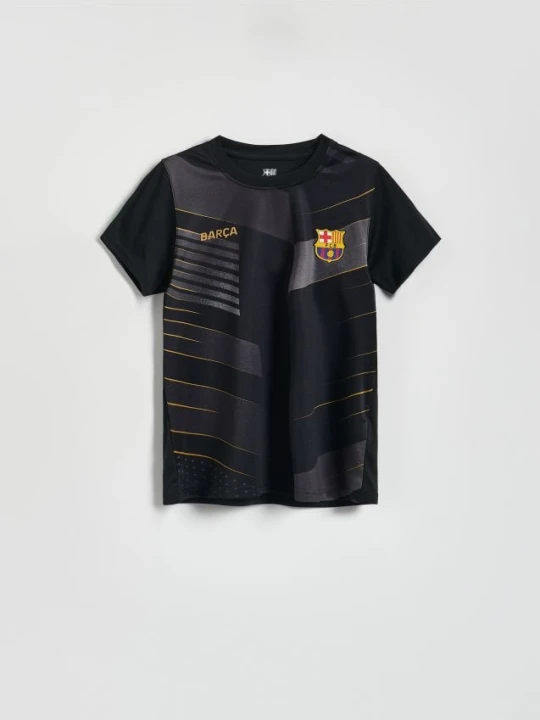 Zdjęcie produktu Reserved - T-shirt FC Barcelona - czarny