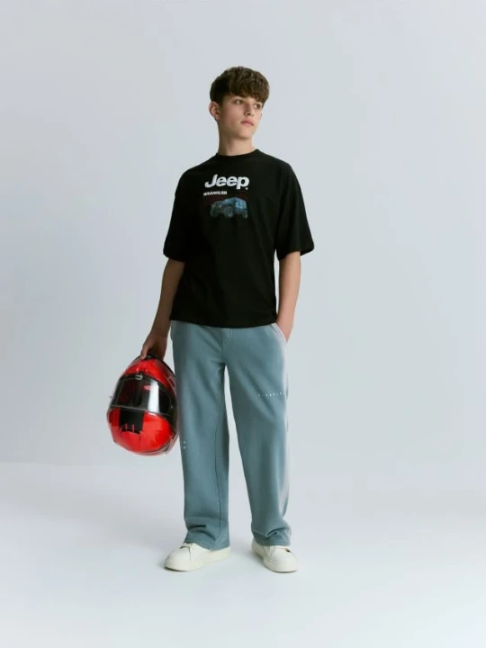 Zdjęcie produktu Reserved - T-shirt Jeep - czarny