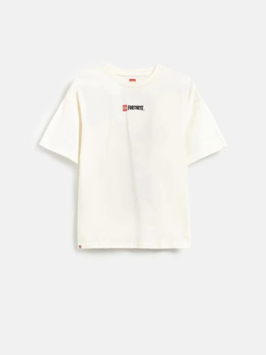 Zdjęcie produktu Reserved - T-shirt Lego Fortnite - złamana biel