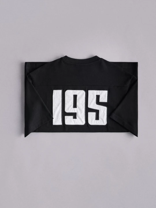 Zdjęcie produktu Reserved - T-shirt loose fit z haftem - czarny
