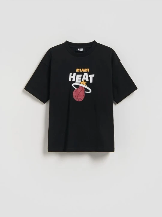 Zdjęcie produktu Reserved - T-shirt Miami Heat NBA - czarny