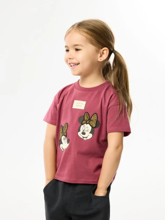 Zdjęcie produktu Reserved - T-shirt Minnie Mouse - jasnofioletowy