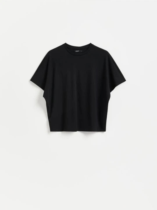 Zdjęcie produktu Reserved - T-shirt oversize - czarny
