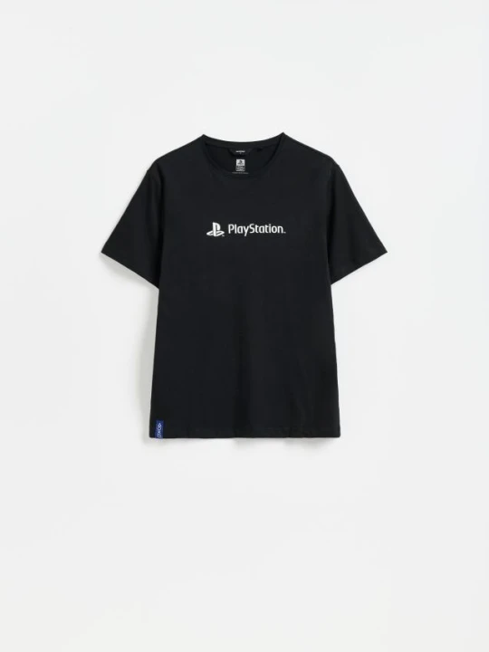 Zdjęcie produktu Reserved - T-shirt Playstation - czarny