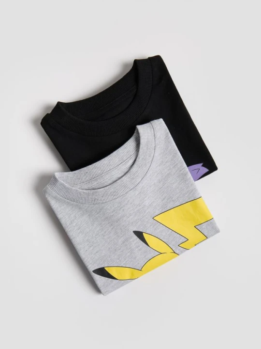 Zdjęcie produktu Reserved - T-shirt Pokémon 2 pack - czarny