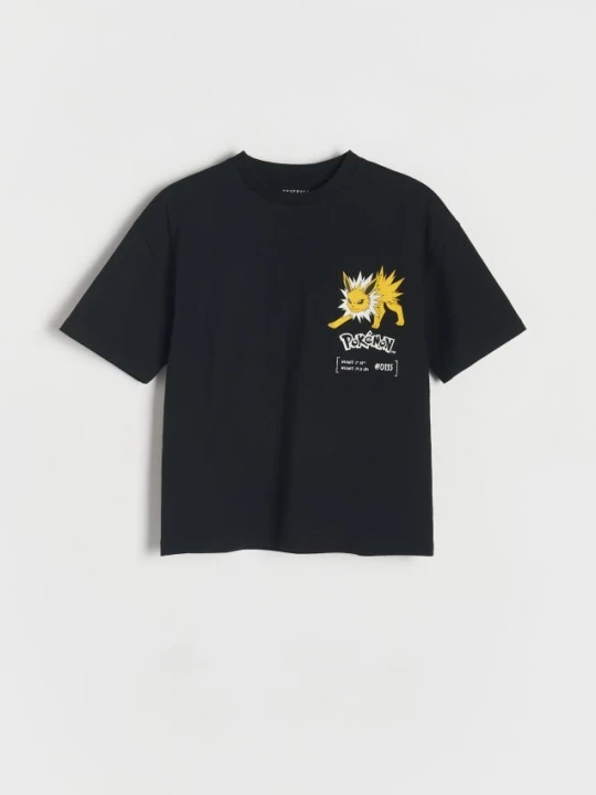 Zdjęcie produktu Reserved - T-shirt Pokémon - czarny