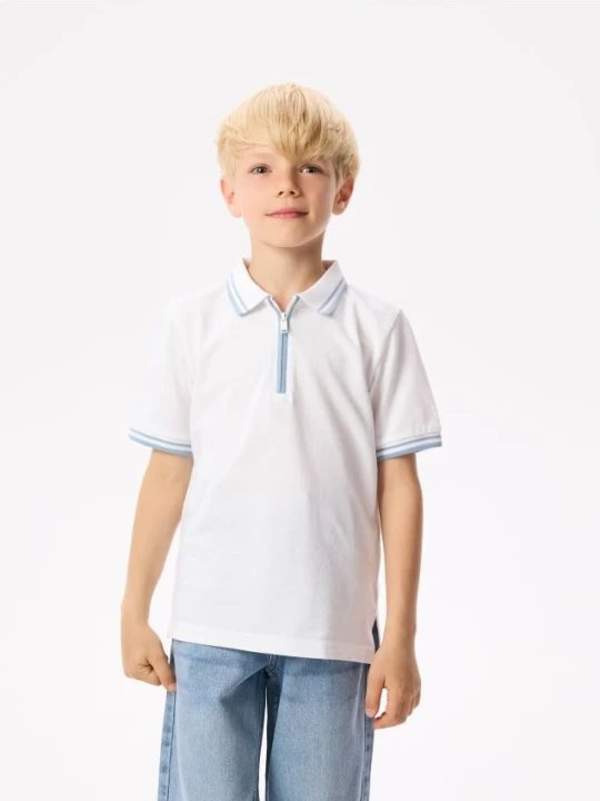 Zdjęcie produktu Reserved - T-shirt polo - biały