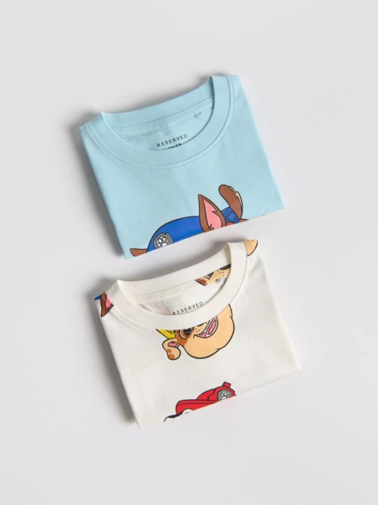 Zdjęcie produktu Reserved - T-shirt Psi Patrol 2 pack - złamana biel