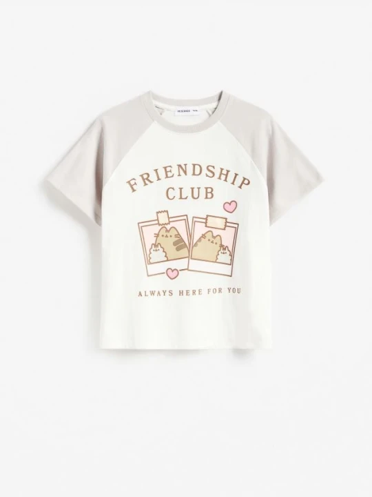 Zdjęcie produktu Reserved - T-shirt Pusheen - wielobarwny