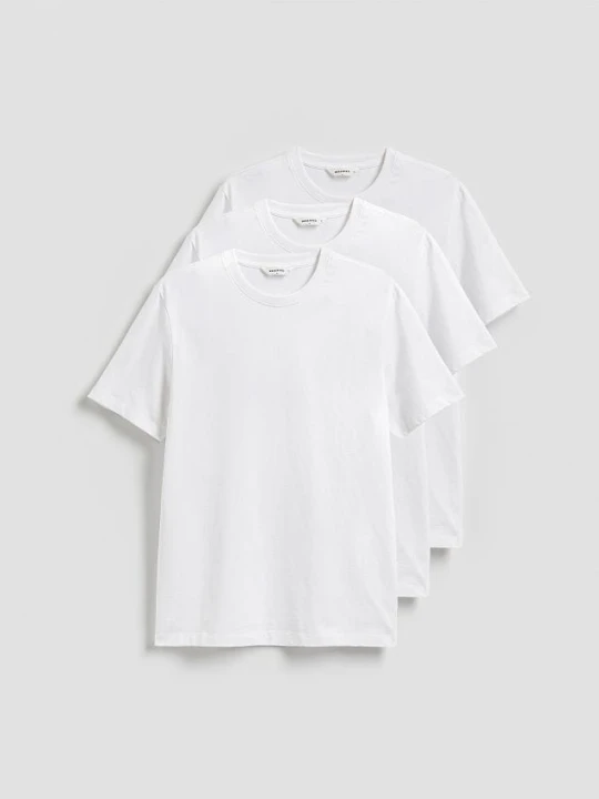 Zdjęcie produktu Reserved - T-shirt regular 3 pack - biały