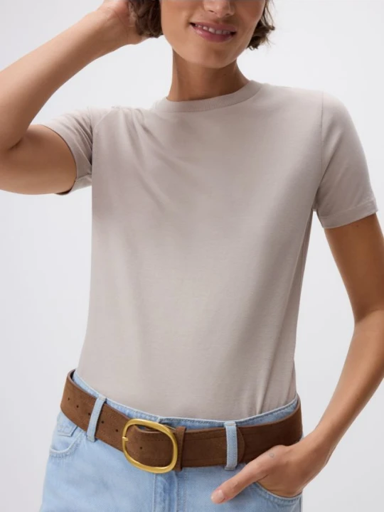 Zdjęcie produktu Reserved - T-shirt regular - beżowy