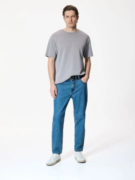 Zdjęcie produktu Reserved - T-shirt regular fit z modalem - szary