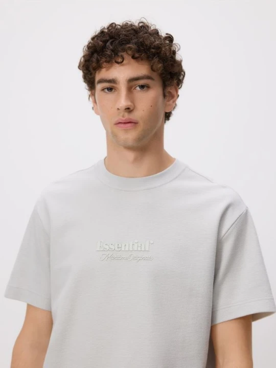 Zdjęcie produktu Reserved - T-shirt regular z bawełny - jasnozielony