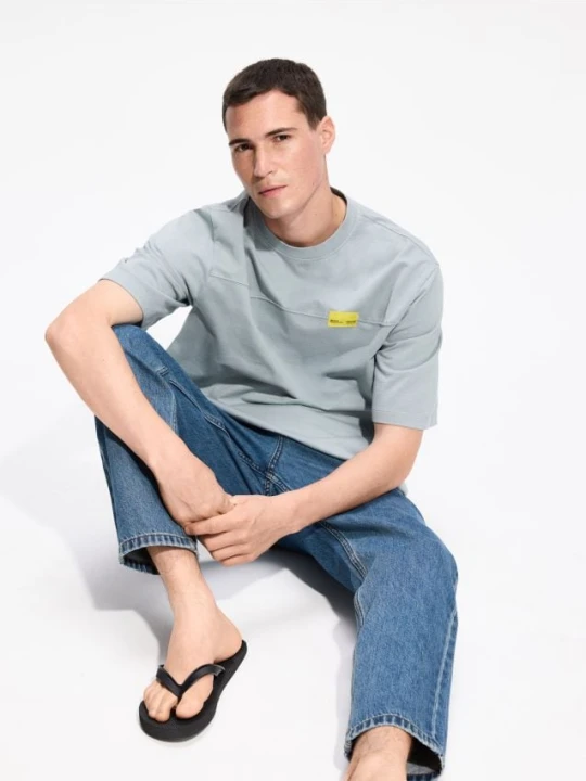 Zdjęcie produktu Reserved - T-shirt relaxed fit - szary