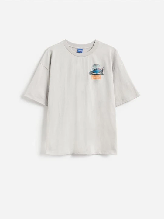 Zdjęcie produktu Reserved - T-shirt Rocket League - jasnoszary