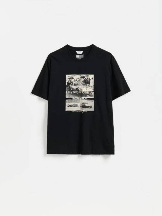 Zdjęcie produktu Reserved - T-shirt Shelby - czarny