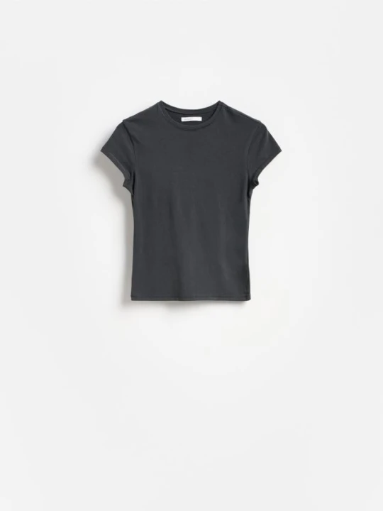 Zdjęcie produktu Reserved - T-shirt slim fit - ciemnoszary