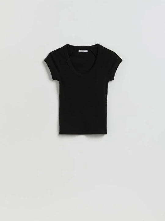 Zdjęcie produktu Reserved - T-shirt slim fit - czarny